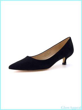 CUSHIONAIRE Women's Bay Kitten Heel Dress Shoe with Memory Foam, Wide Widths